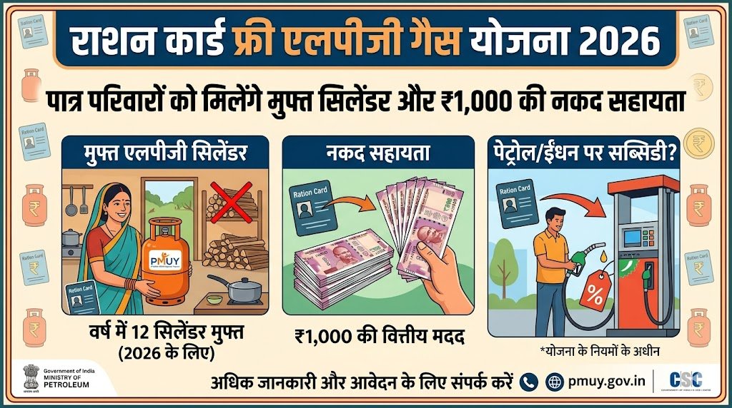 Ration Card LPG Cylinders Petrol